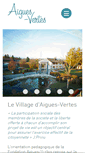 Mobile Screenshot of aigues-vertes.ch